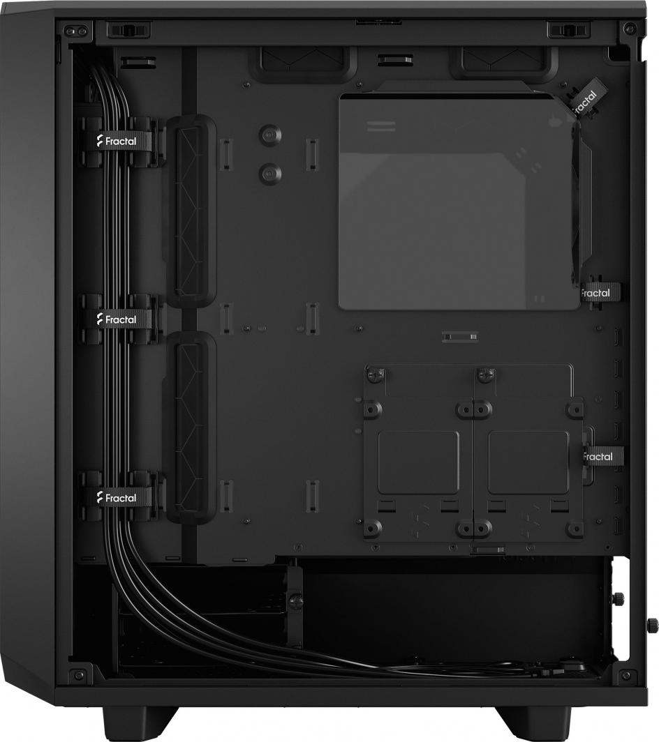 Куќиште за компјутер Fractal Design Meshify 2 Compact TG Light Tint, Црна, Midi Tower