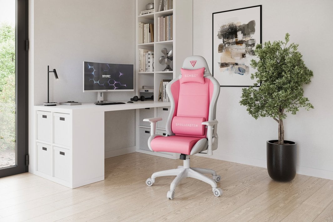 Karrige SENSE7 Spellcaster FUKU, material+lëkurë, rozë/ e bardhë