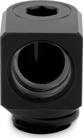 Adapter ftohje uji EK Water Blocks EK-Torque Micro 90°, G1/4 mashkull në G1/4 femër, i zi