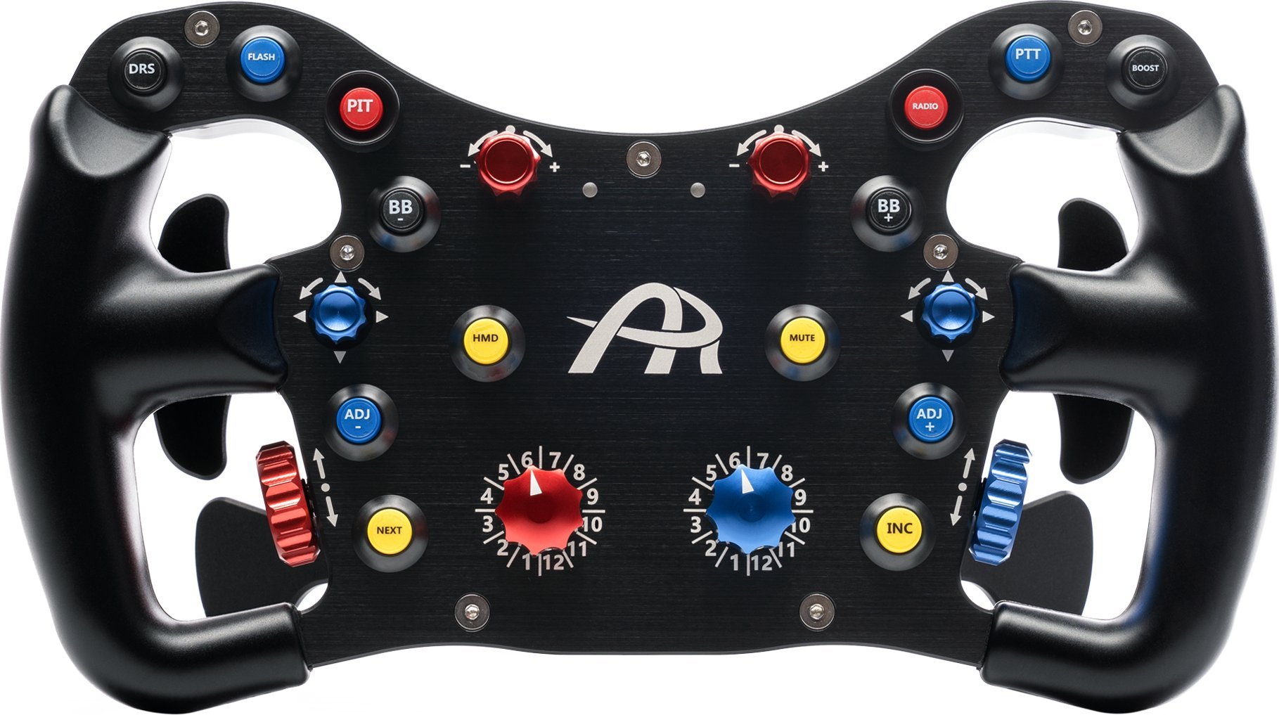 Volan lojrash Ascher Racing F64 USB V3, 64 butona, 2 joystick 7-way, i zi