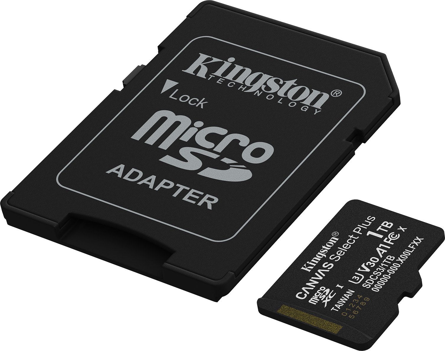 Kартичка меморија Kingston Canvas Select Plus Gen3, 1TB, MicroSDXC A1 150MB/s, со адаптер