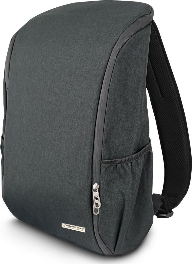 Çantë laptopi Esperanza ET199 Trapani, 15.6", material 300D, gri