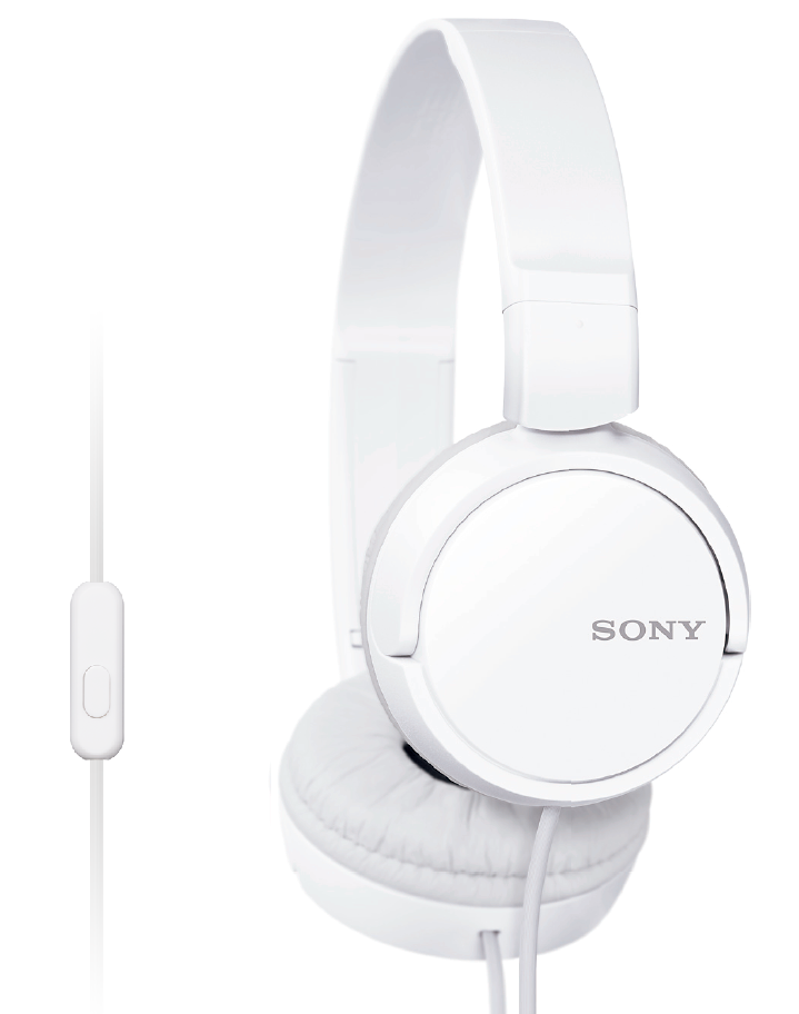 Kufje Sony MDR-ZX110AP, Headband, të bardha