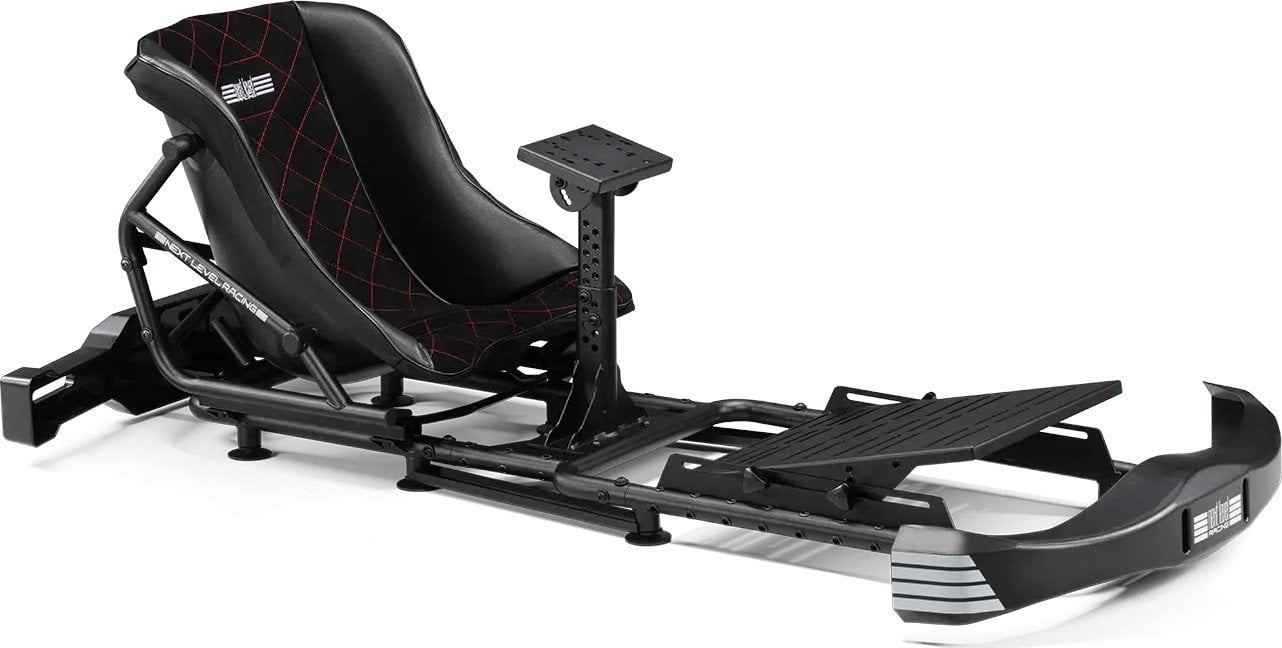 Kokpit simulimi Uni Next Level Racing Go Kart Simulator Cockpit Plus, sedilje e rregullueshme, kornizë e fortë, i zi