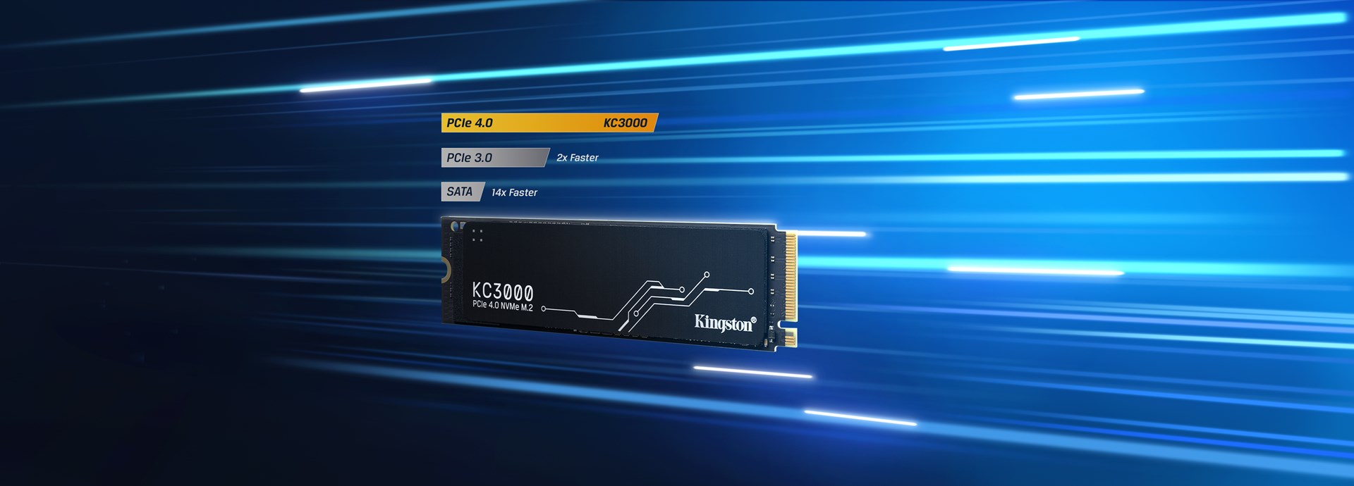 Диск SSD Kingston KC3000, M.2, 2TB, PCIe 4.0