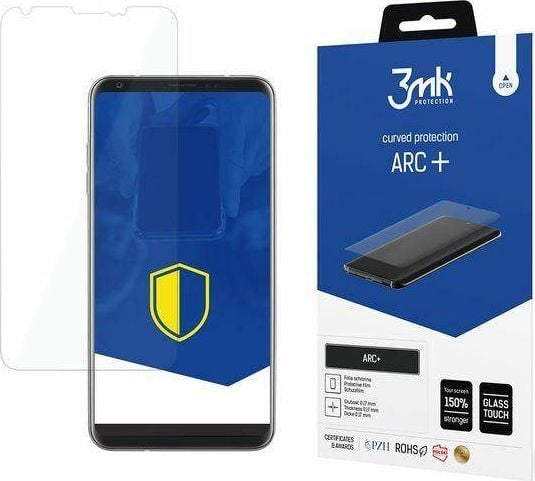 Folie mbrojtëse ekrani 3MK ARC+ FS për LG V30, fullscreen, transparente