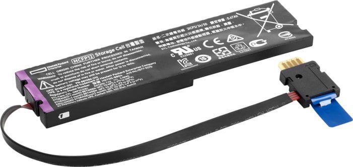 Bateri rezervë serveri HPE P01363-B21, Li-Ion, për Smart Array Gen10 Gen9, e zezë