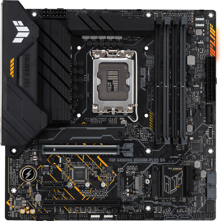 Матична плоча ASUS TUF GAMING B660M-PLUS D4 (DDR4) - Intel B660
