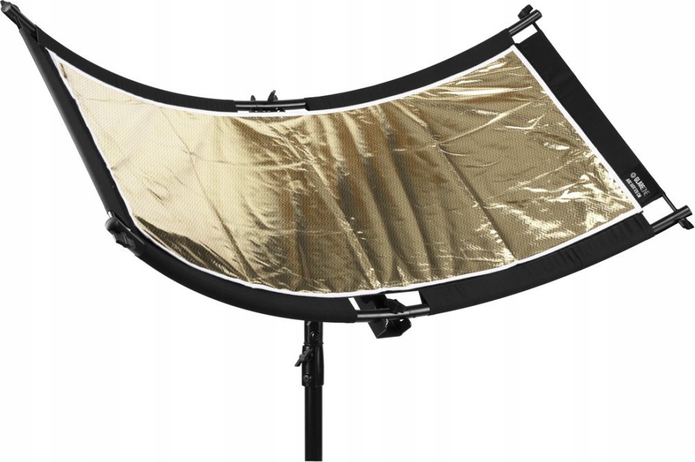 Reflektor i lakuar GlareOne Arc, 60 x 120 cm, set 4 në 1, i argjendtë