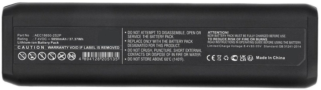 Bateri notebook CoreParts Li ion, 7.4V, 37.37Wh, e zezë
