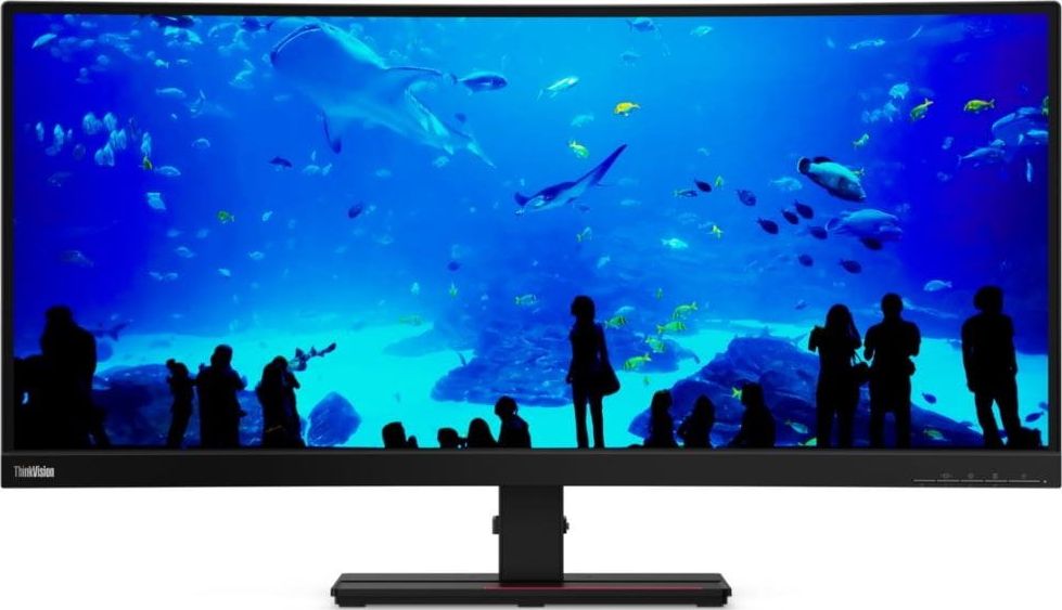 Monitor Lenovo ThinkVision T34w-20 (61F3GAT1EU), 34'', 60Hz, Class G, 3440x1440 (UWQHD), VA, i zi