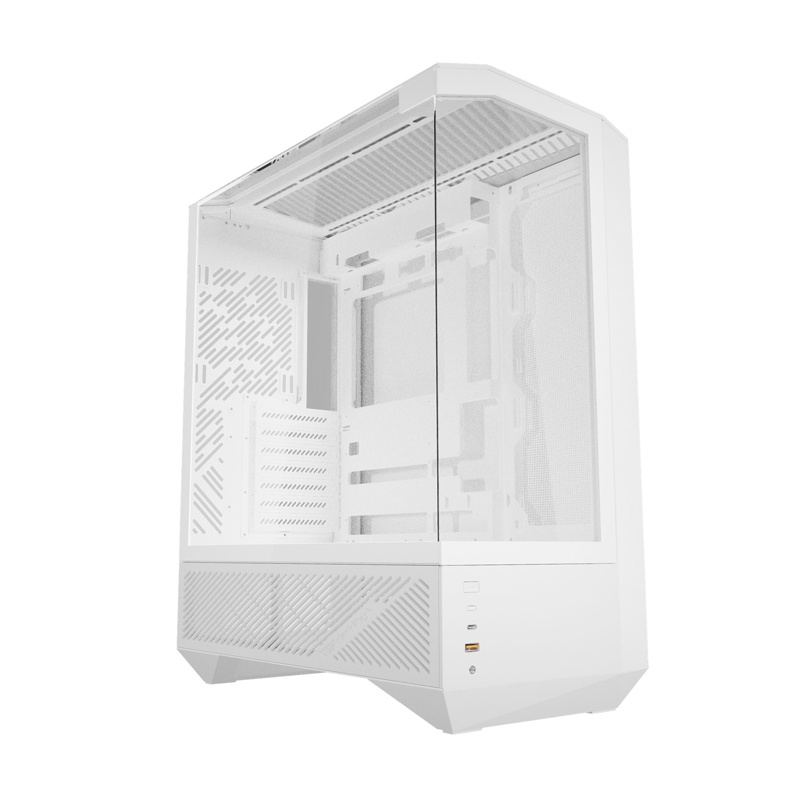 Kuti kompjuteri Darkflash DY460, ATX, 4 ftohës ARGB, e bardhë