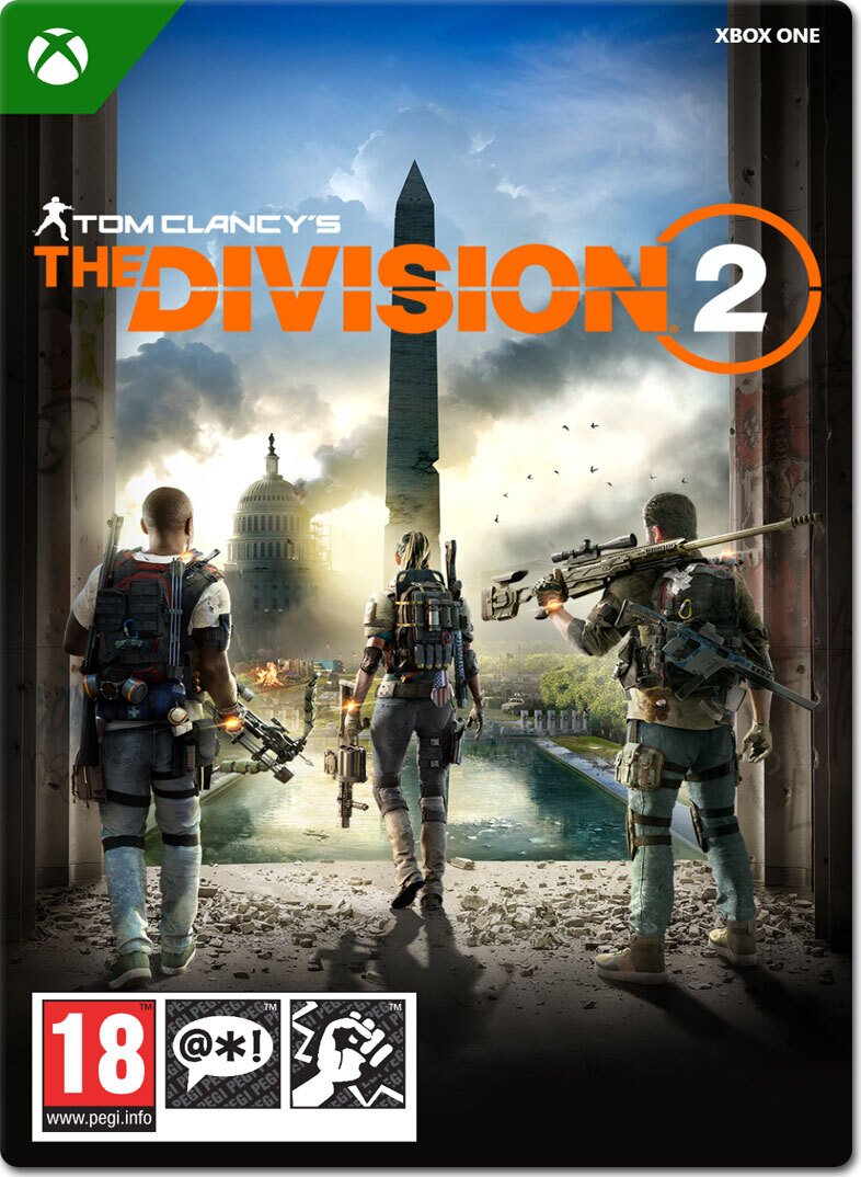 Lojë Xbox One Tom Clancy's The Division 2, aksion shooter RPG, multiplayer online