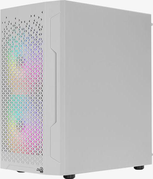 Kasë Aerocool Trinity Mini RGB, e bardhë, Mini Tower