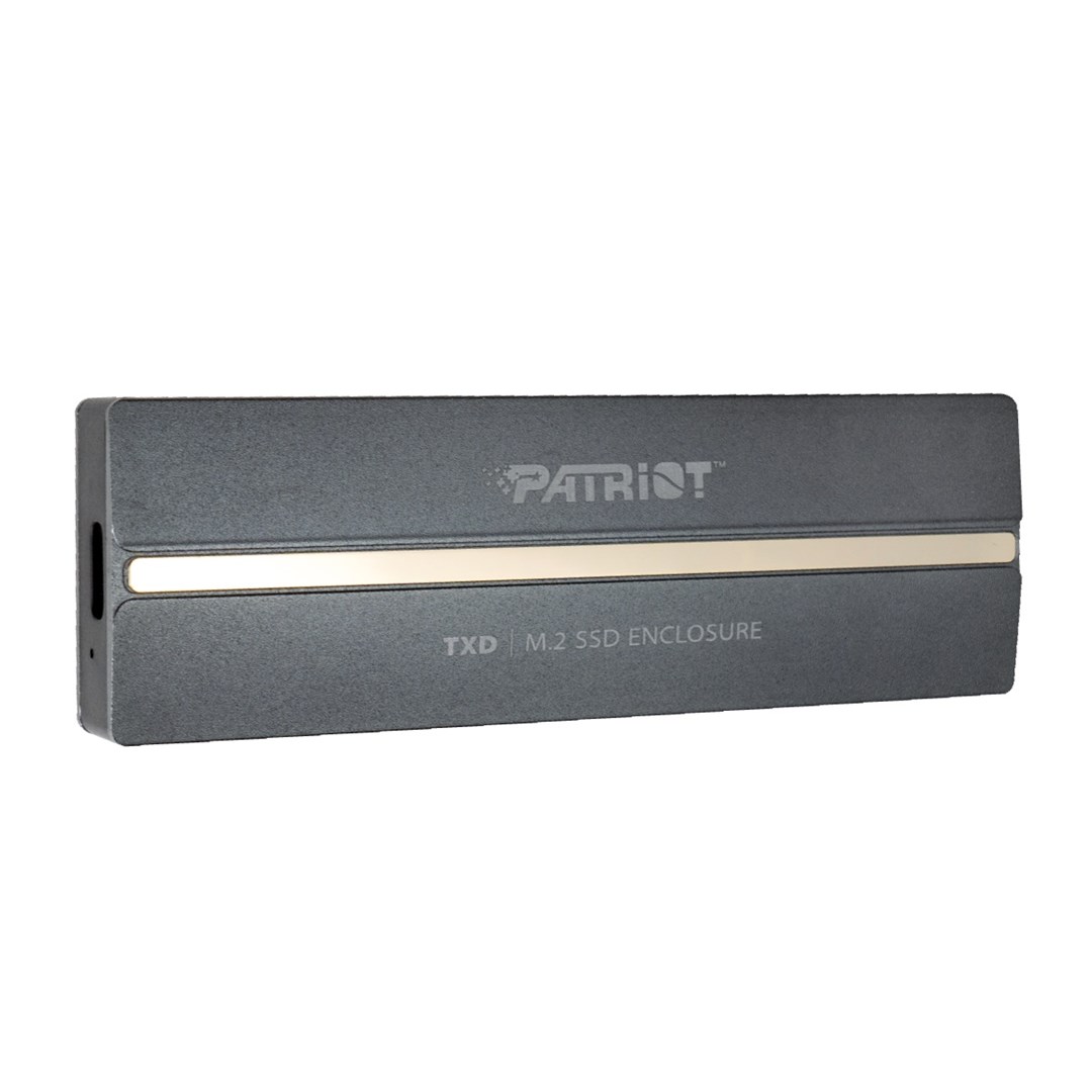Kuti eksternale për SSD M.2 Patriot Memory TXD PV810UPNGM, USB 3.2 Gen2, NVMe, e zezë
