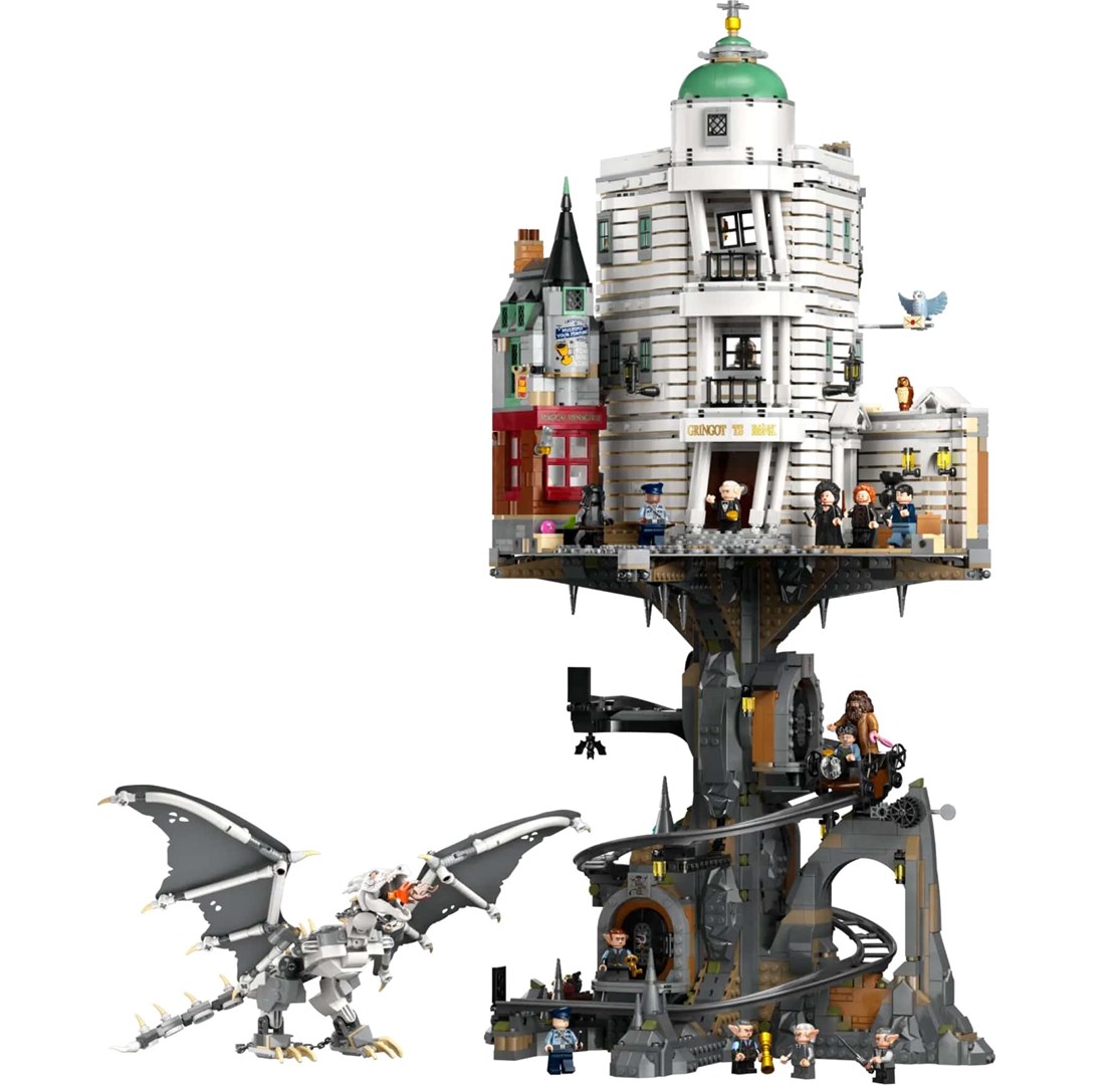 Set LEGO Harry Potter 76417 Gringotts Bank, Collector's Edition, 18+, shumëngjyrësh