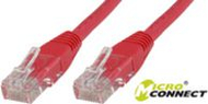 Kabllo rrjeti MicroConnect CAT 6 U UTP B UTP602R, 2m, PVC, e kuqe