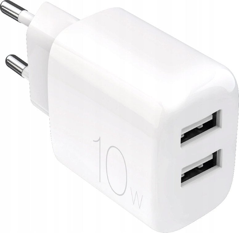 Karikues muri Puro PROLITE, 10W, 2x USB A, i bardhë