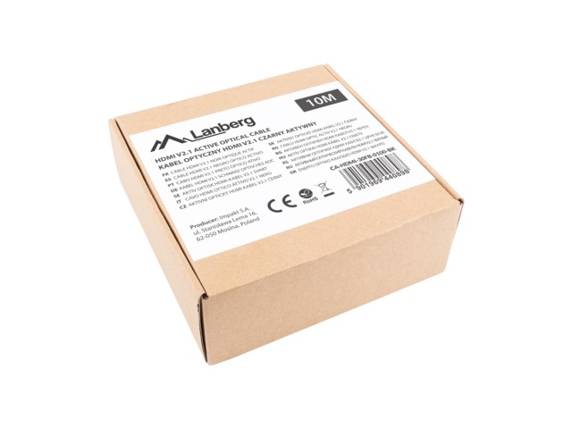 Kabllo HDMI AOC M/M v2.1, 10 m, e zezë