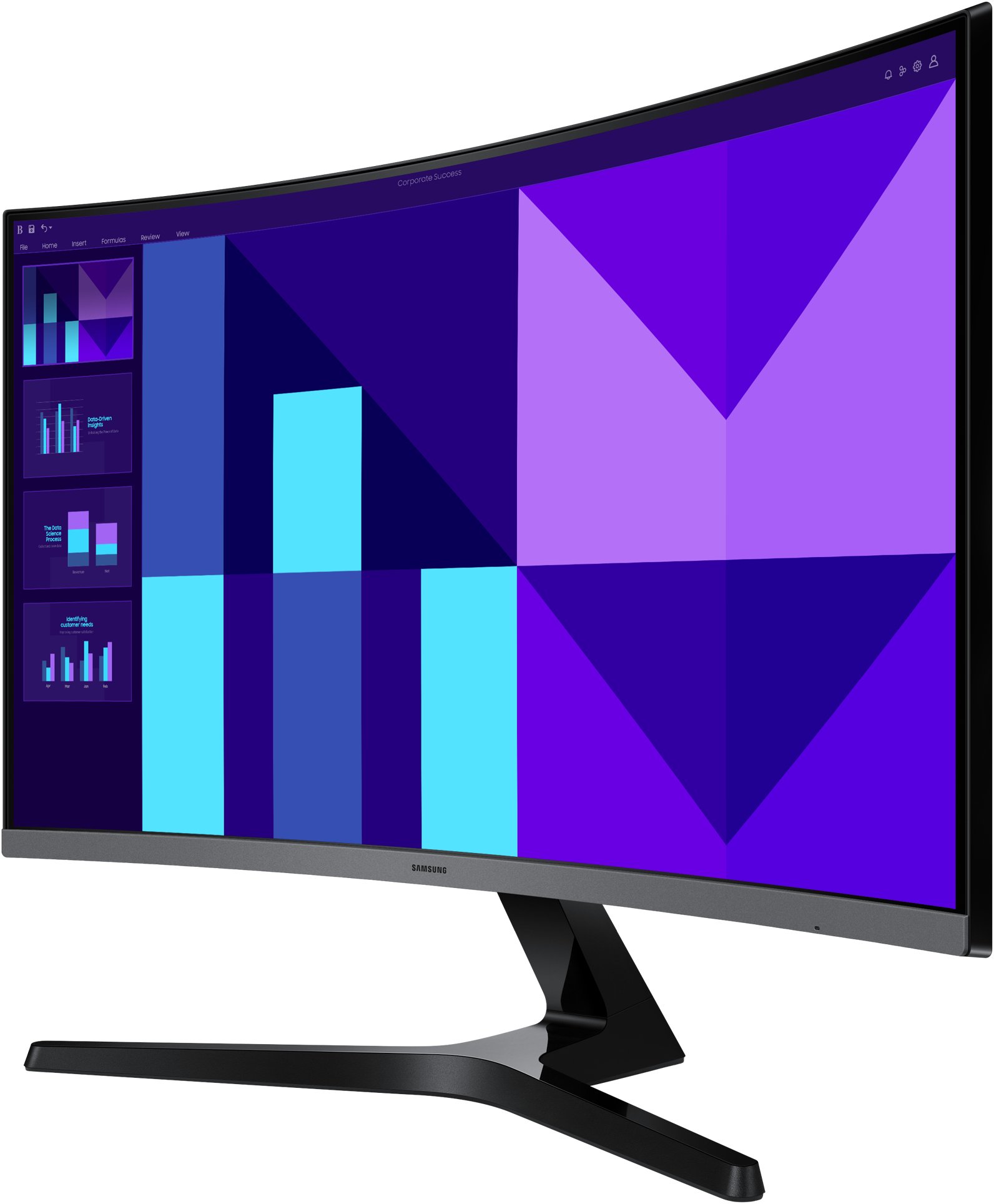 Monitor Samsung Essential S3 S39GD, 27", Full HD, i zi