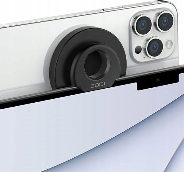 Mbajtëse magnetike Sodi BM-300 për MacBook dhe iPhone MagSafe, induktive, e zezë