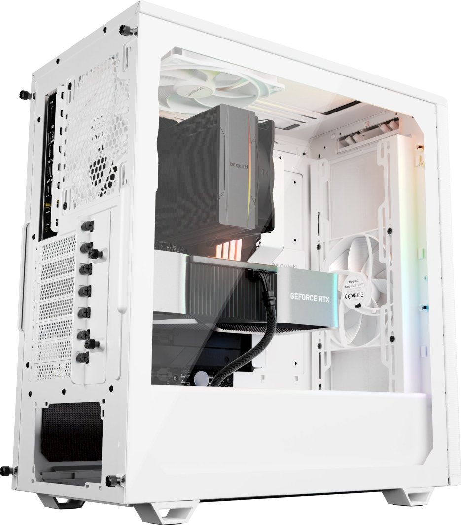 Kasa kompjuterike be quiet! Pure Base 501DX, Midi Tower, ARGB, e bardhë