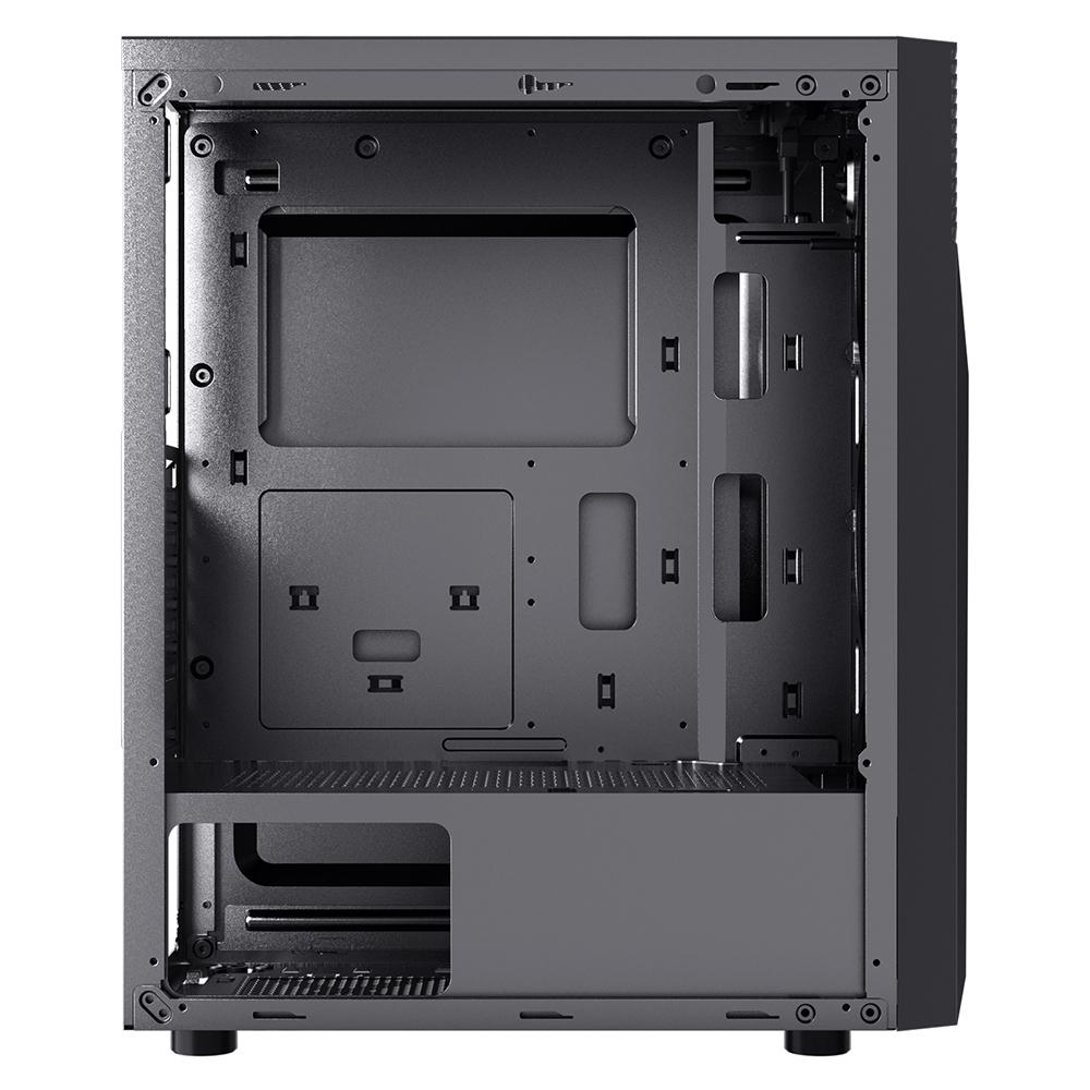 Kuti kompjuteri Spacer Warrior, ATX Mid Tower, 7 slote zgjerimi, e zezë