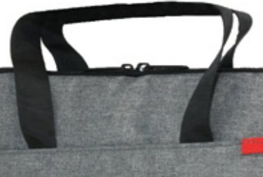 Hesë për laptop Mobilis Trendy Sleeve, 14", rezistente ndaj ujit, zezë gri