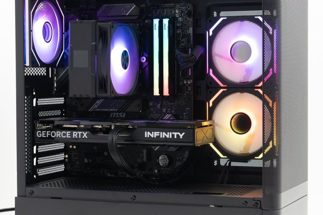 Kompjuter Morele Obsidian PRIME, Ryzen 5 7600, RTX 5070 Ti, i zi