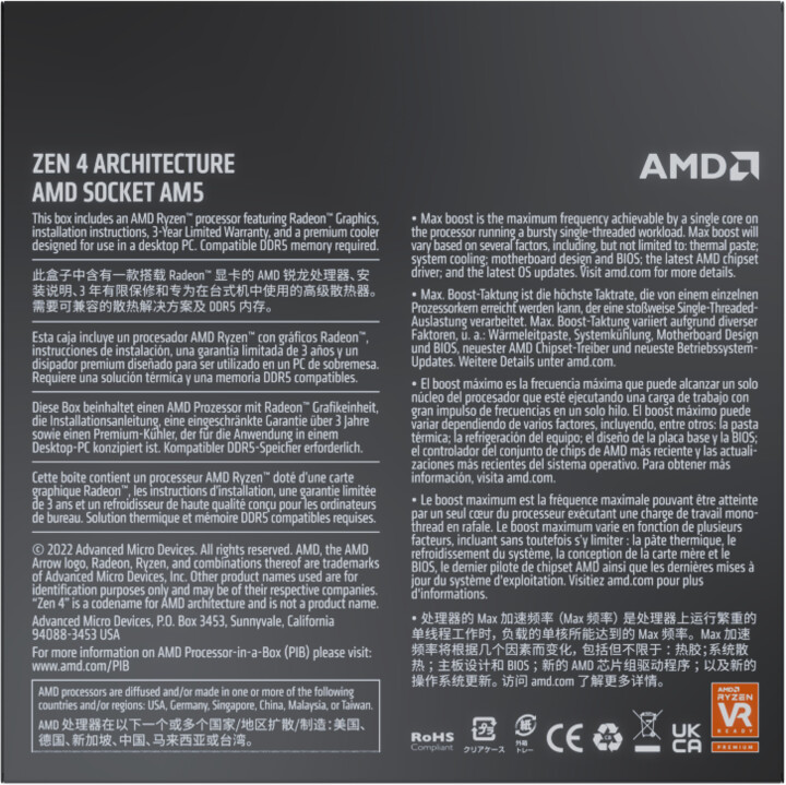 Procesor AMD Ryzen 9 7900