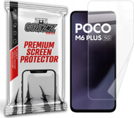 Mbrojtës ekrani keramik Grizz CeramicFilm për Xiaomi Poco M6 Plus, transparent