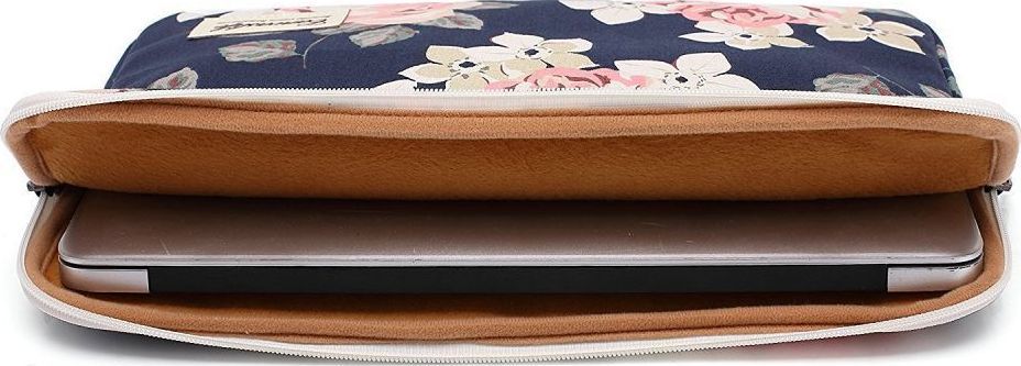 Çantë laptopi CANVASLIFE13-14, e kaltër me lule