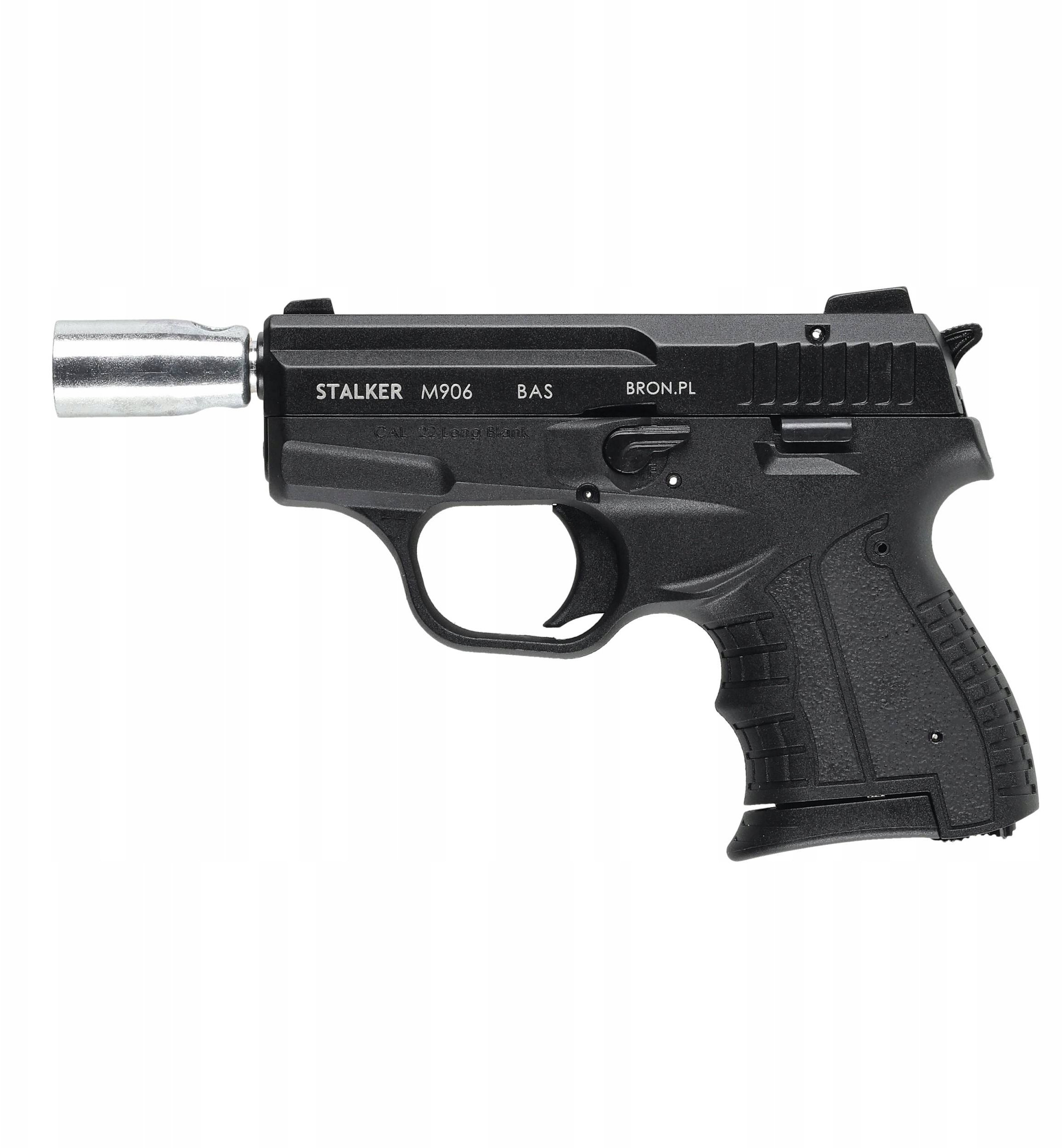 Pistoletë alarmi STALKER M 906 BAS, kalibër deri 6 mm, e zezë