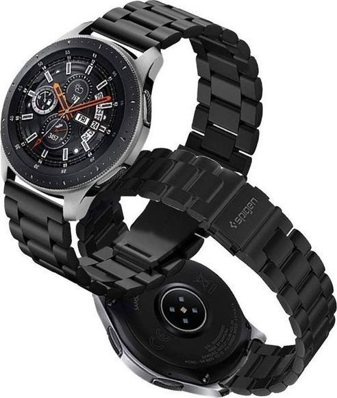 Rrip metalik Spigen Modern Fit për Samsung Gear S3, 46mm, i zi