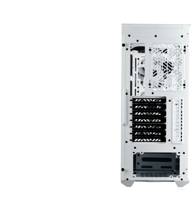 Kasë kompjuteri Cooler Master MasterBox 520, anë transparente, e bardhë