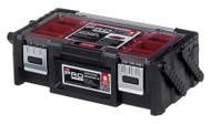 Kuti veglash Keter Tool Box 237006, 18 ndarje, kapak transparent, gri