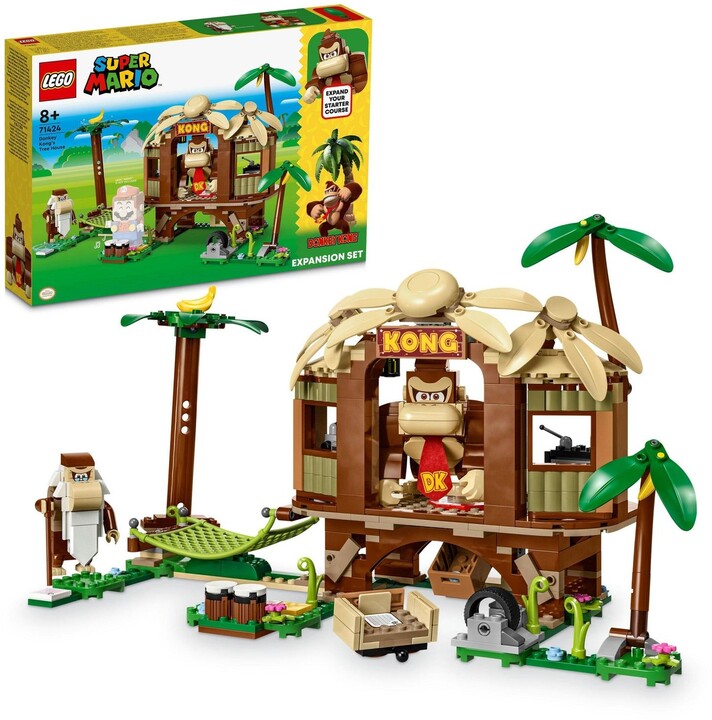 Set LEGO® Super Mario™ 71424 Donkey Kong's Tree House - Expansion, 555 pjesë
