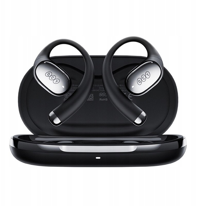 Kufje wireless QCY Crossky R70, open ear, Hi Res LDAC, të zeza