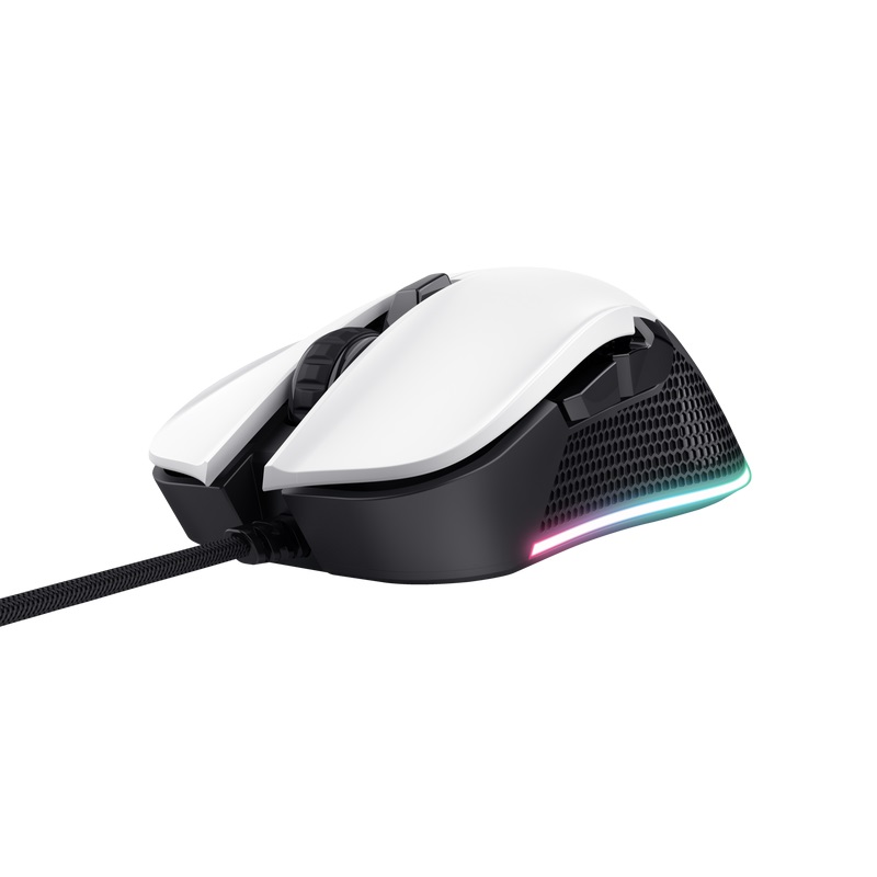 Maus Trust Gaming GXT 922, 7 200 DPI, i bardhë/i zi
