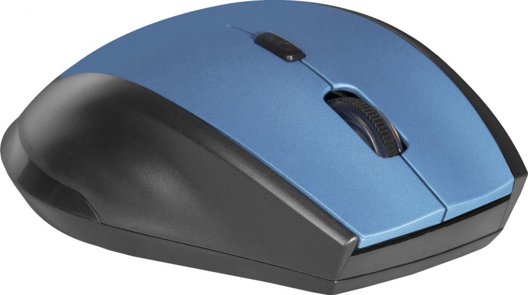 Maus Defender Accura, wireless, USB, i zi dhe i kaltërt