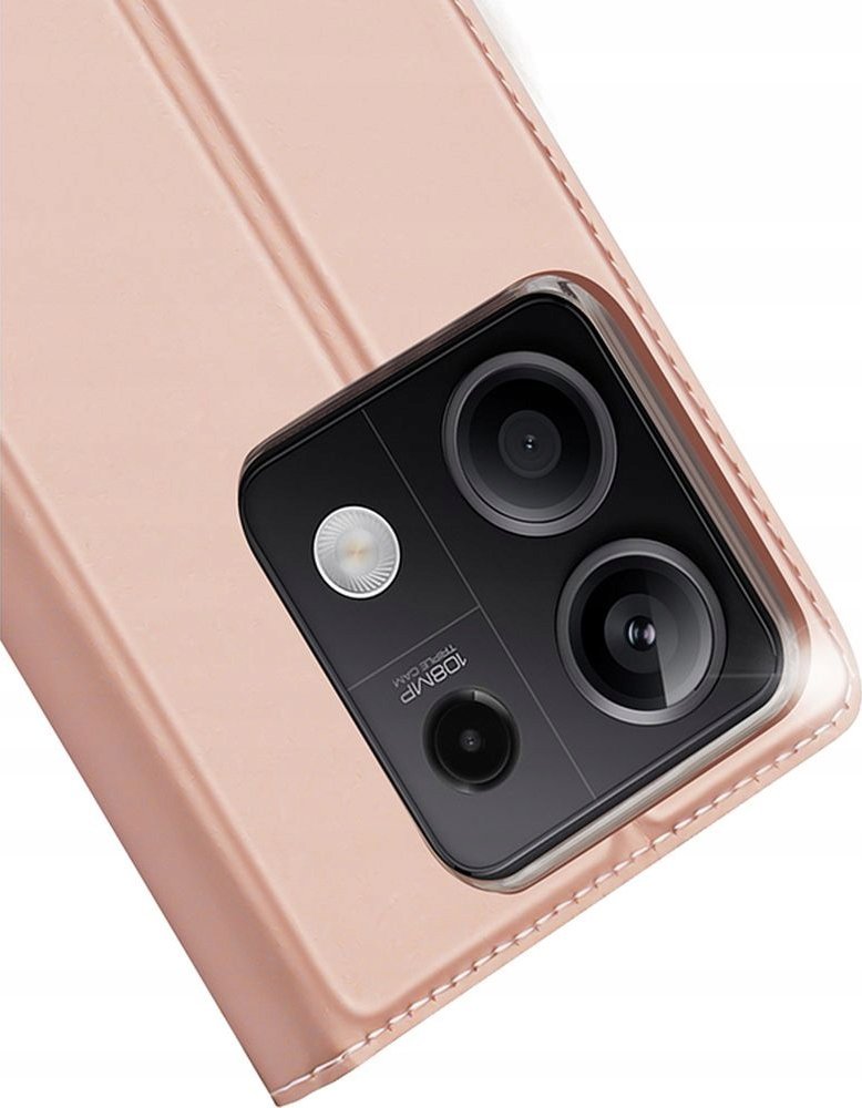 Mbulesë telefoni DUX DUCIS Xiaomi Redmi Note 13 5G Skin Pro, me xhep karte, funksion stand, rozë