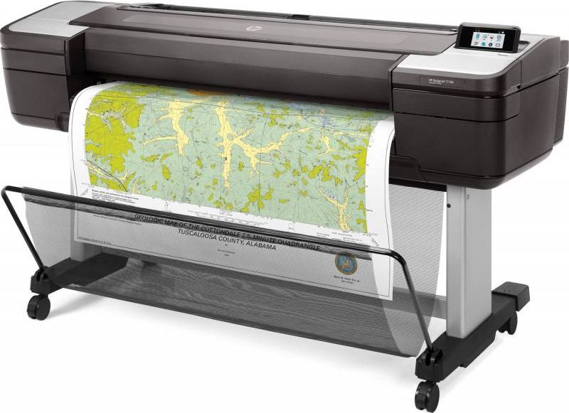 Printer formati i gjerë HP DesignJet T1700, 44", PostScript, i bardhë
