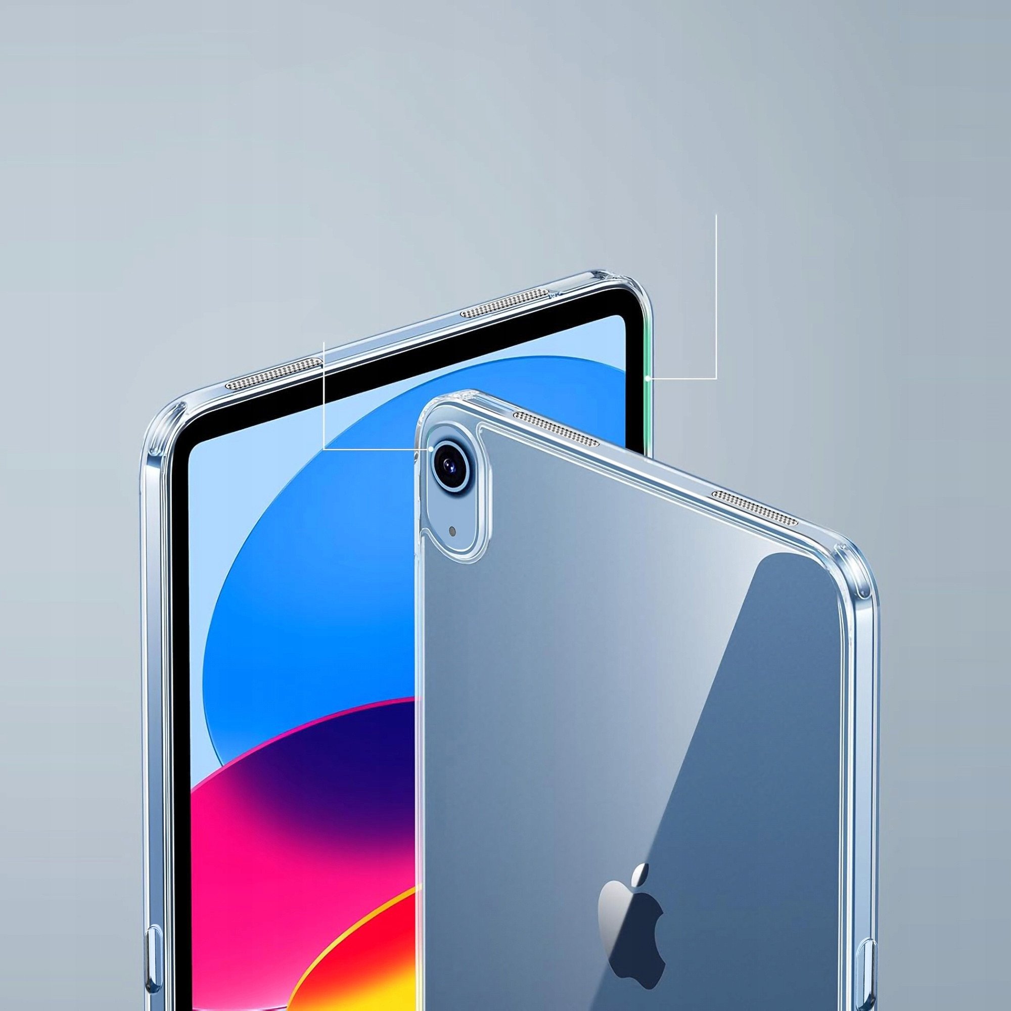 Mbulesë tablet Tech-Protect Flexair Hybrid, për iPad 10.9" 2022 dhe 11" 2025, transparente