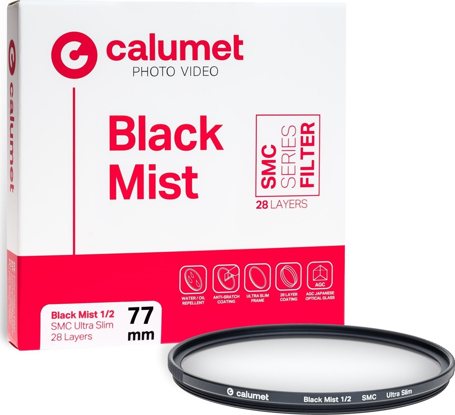 Filtër fotografik Calumet Black Mist 1/2 SMC Ultra, 77mm, i zi