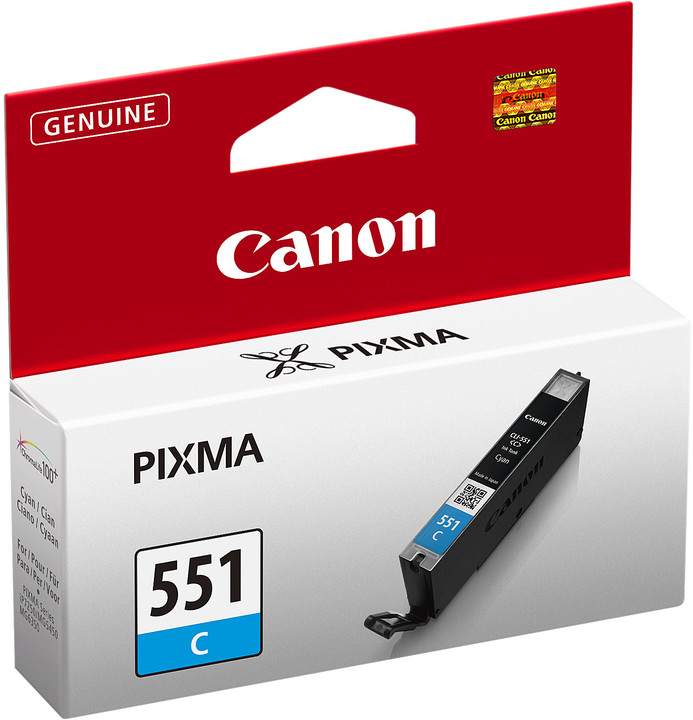 Ngjyrë për printer Canon CLI-551 C, e kaltër