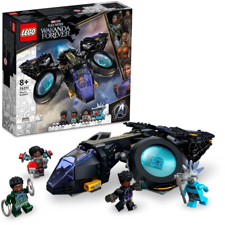 Set LEGO® Marvel 76211 Shuri's Sunbird Jet, 355 pjesë