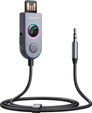 Marrës transmetues Bluetooth Joyroom JR-CB6, USB AUX, Bluetooth 5.3, i zi