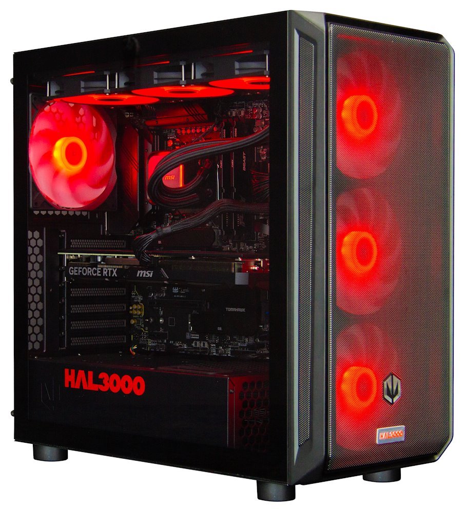 Kompjuter HAL3000 Alfa Gamer Super, Ryzen 7 9800X3D, RTX 4070 Ti Super, i zi