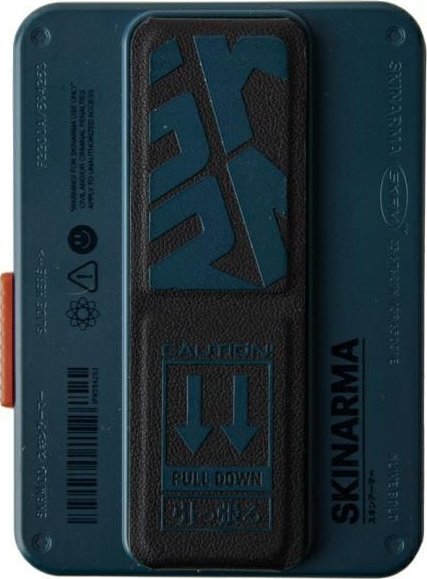 Mbajtëse karte magnetike Skinarma SPUNK, me GripStand, blu