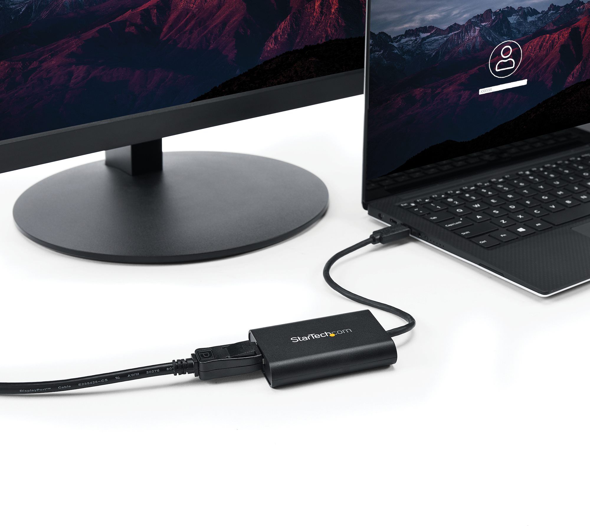 Adapter USB në DisplayPort StarTech USB 3.0, 4K, i zi